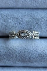 Baget Zirkon Taşlı Vintage Ünlü Model Ayarlanabilir Kadın Yüzük