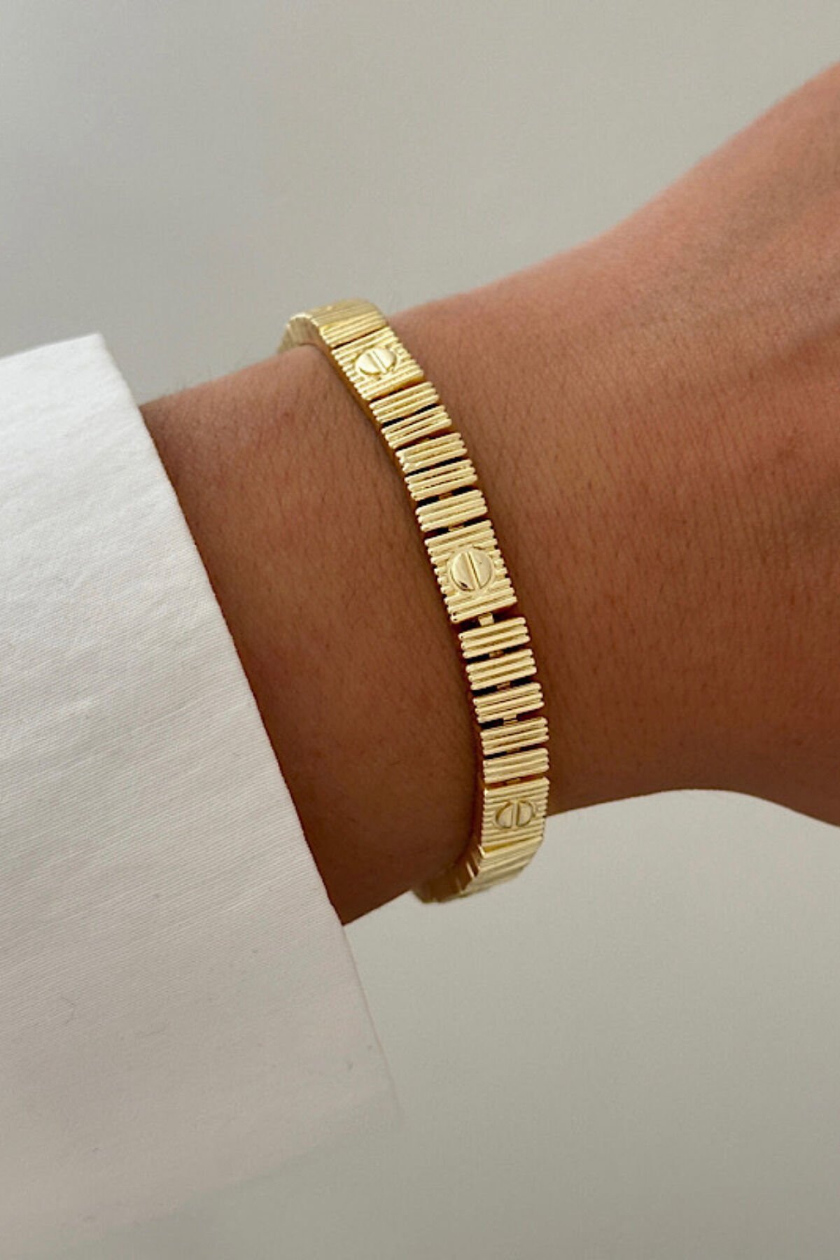 Özel Seri Crt Marka Model Love Tasarım Kadın Çelik Bileklik Kelepçe