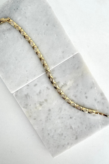 Royal Diamond Kuyumcu İşçiliği 14K Altın Kaplama Premium Seri Kadın Çelik Bileklik