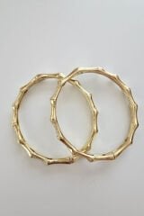 Özel Seri Bone Luxe Tasarım Zirkon Taşlı Kemik Model Kadın Çelik Kelepçe