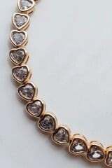 Özel Seri Su Yolu Kalp Tasarım Rose Renk Xuping Kadın Çelik Bileklik