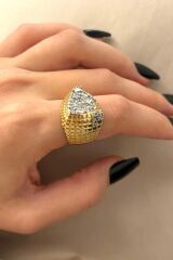 Vıp %100 Ithal Alive Model Ayarlanabilir Kadın Çelik Yüzük