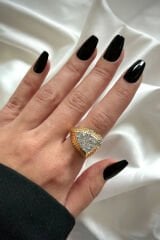 Vıp %100 Ithal Alive Model Ayarlanabilir Kadın Çelik Yüzük