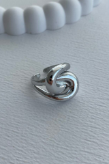 Premium Seri Rose Cilalı Ayarlanabilir Kadın Çelik Yüzük