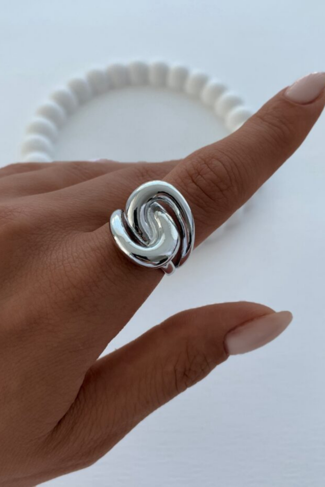 Premium Seri Rose Cilalı Ayarlanabilir Kadın Çelik Yüzük