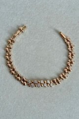 Özel Seri Petek Taşlı Rose Renk Xuping Bileklik