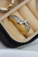 VIP %100 İthal Storm Tasarım Ayarlanabilir Kararmaz Garantili Kadın Çelik Yüzük