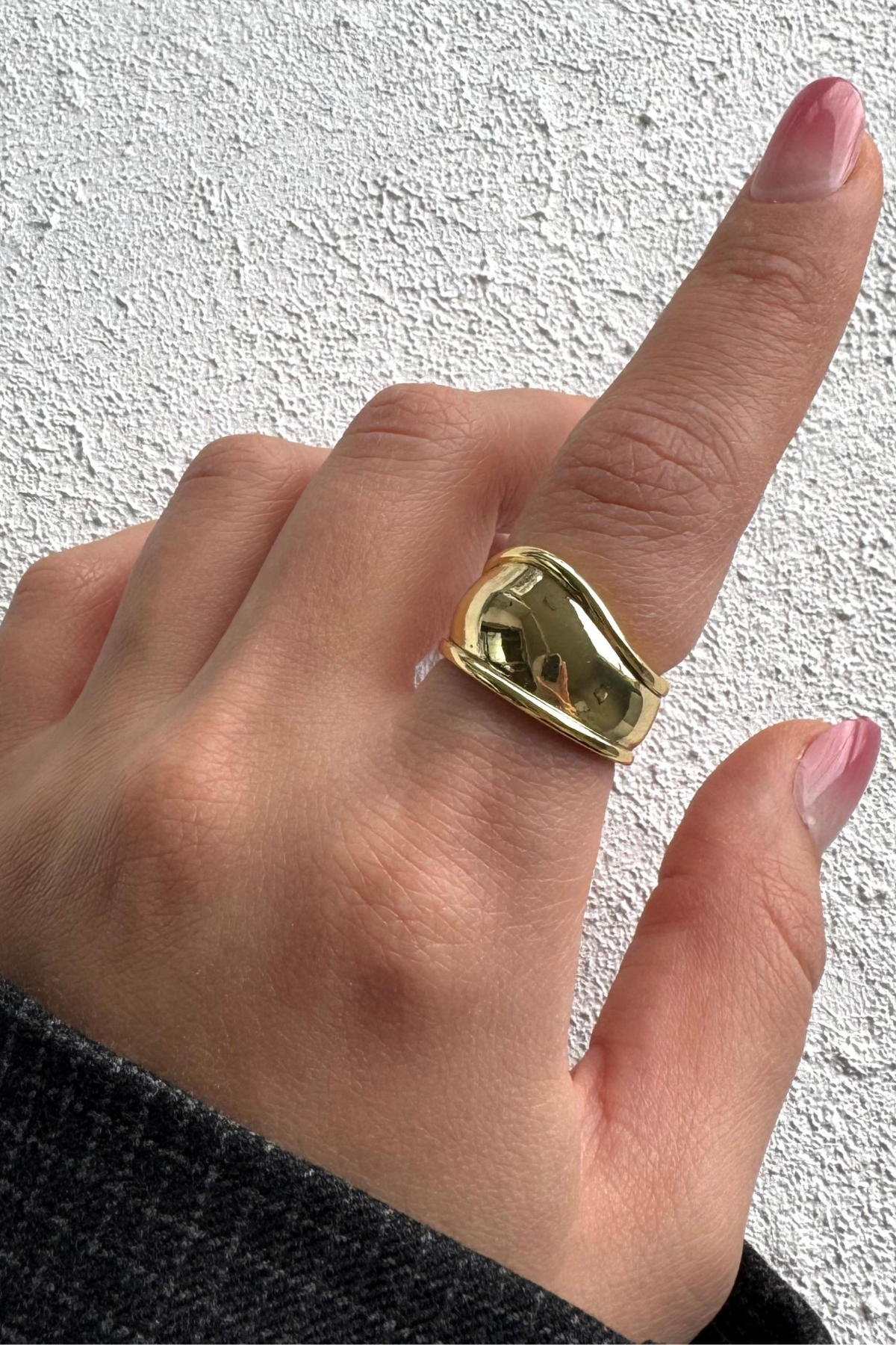 Yeni Sezon Lisse Tasarım Ayarlanabilir Kadın Yüzük