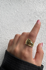 Yeni Sezon Lisse Tasarım Ayarlanabilir Kadın Yüzük