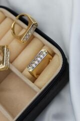 VIP %100 İthal Lumos Tasarım Ayarlanabilir Kararmaz Garantili Kadın Çelik Yüzük