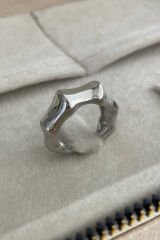 Yeni Sezon Kemik Tasarım Ayarlanabilir Kadın Yüzük