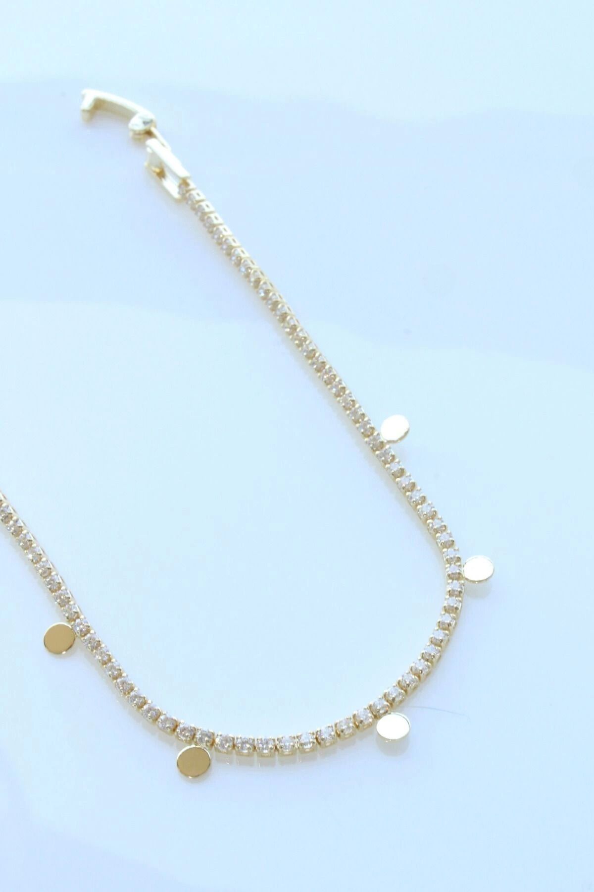 V.İ.P Seri Full Taşlı Su Yolu Çoklu Pul Model Renk Atmaz Kararmaz Garantili Kadın Çelik Bileklik