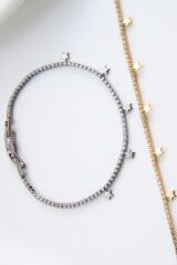 V.İ.P Seri Full Taşlı Su Yolu Çoklu Yıldız Model Renk Atmaz Kararmaz Garantili Kadın Çelik Bileklik