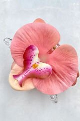 Orkide Çiçeği Tasarım Kadın Mandal Toka