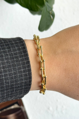 Premium Seri Tiff Co Tasarım Kararmaz Renk Atmaz Kadın Çelik Bileklik