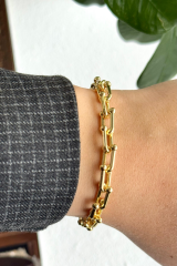 Premium Seri Tiff Co Tasarım Kararmaz Renk Atmaz Kadın Çelik Bileklik