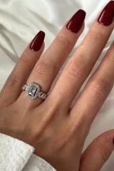 Yeni Sezon Tek Taş Tasarım Kadın Yüzük