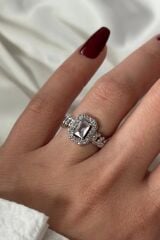 Yeni Sezon Tek Taş Tasarım Kadın Yüzük