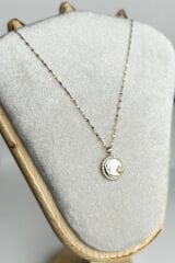 Özel Seri Gün Batımı Tasarım 45 Cm Kadın Çelik Kolye