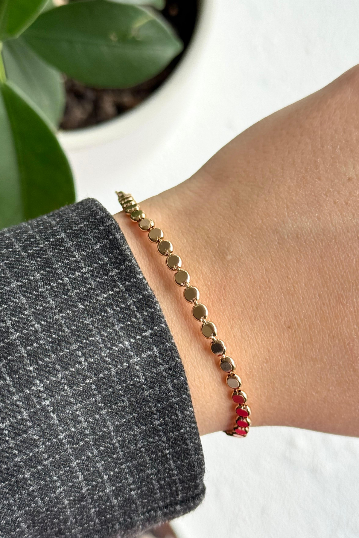 Arpa Kesim Rose Renk 19 Cm Xuping Kadın Çelik Bileklik