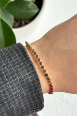 Arpa Kesim Rose Renk 19 Cm Xuping Kadın Çelik Bileklik