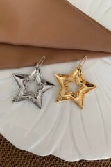 Yıldız Tasarım Metal Halka Çıt Çıt Klipsli Pinterest Toka