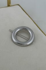 Oval Tasarım Metal Halka Çıt Çıt Klipsli Pinterest Toka