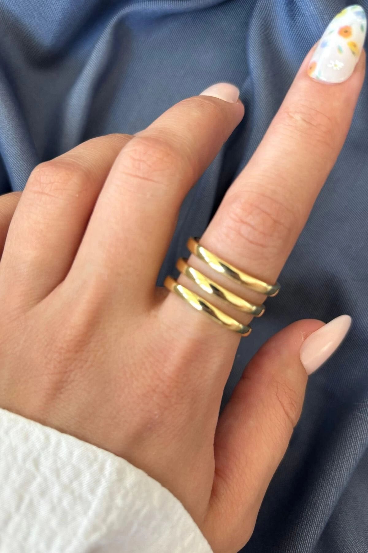 Yeni Sezon Quadra Tasarım Ayarlanabilir Kadın Yüzük