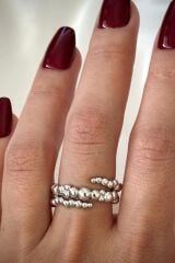 Yeni Sezon Leo Curl Tasarım Ayarlanabilir Kadın Yüzük