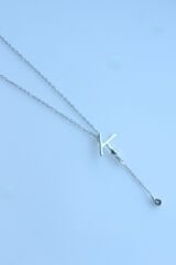 Uzak Şehir K Harfli Çelik Alya Kolye Kararmaz Renk Atmaz