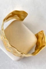 Özel Seri Aurıc Flow Tasarım Ezme Model Ayarlanabilir Kadın Çelik Kelepçe