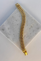 Premium Seri Italian Mesh 14K Xuping Kadın Çelik Bileklik