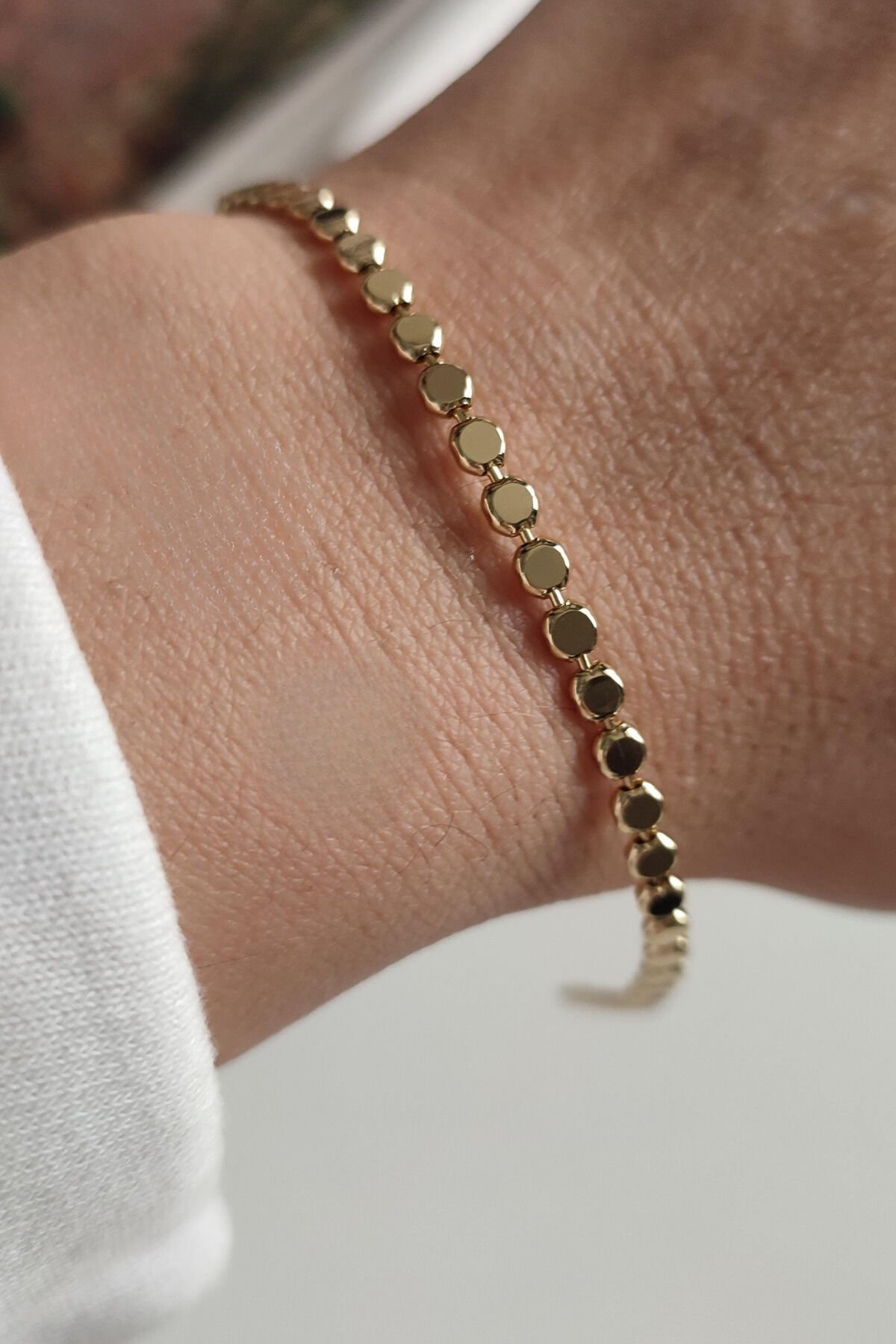 Arpa Kesim Rose Renk 19 Cm Xuping Kadın Çelik Bileklik