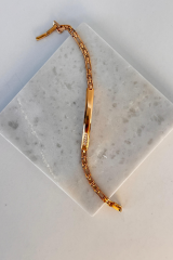 Özel Seri Zirkon Taşlı Künye Tasarım Rose Renk Xuping Kadın Çelik Bileklik