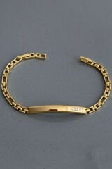 Özel Seri Zirkon Taşlı Künye Tasarım Rose Renk Xuping Kadın Çelik Bileklik