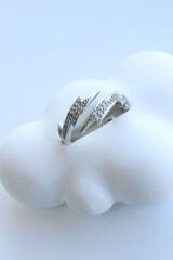 Özel Seri Şimşek Tasarım Ayarlanabilir Kadın Yüzük