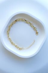 Premium Seri Deuce Tasarım Kararmaz Renk Atmaz Kadın Çelik Bileklik